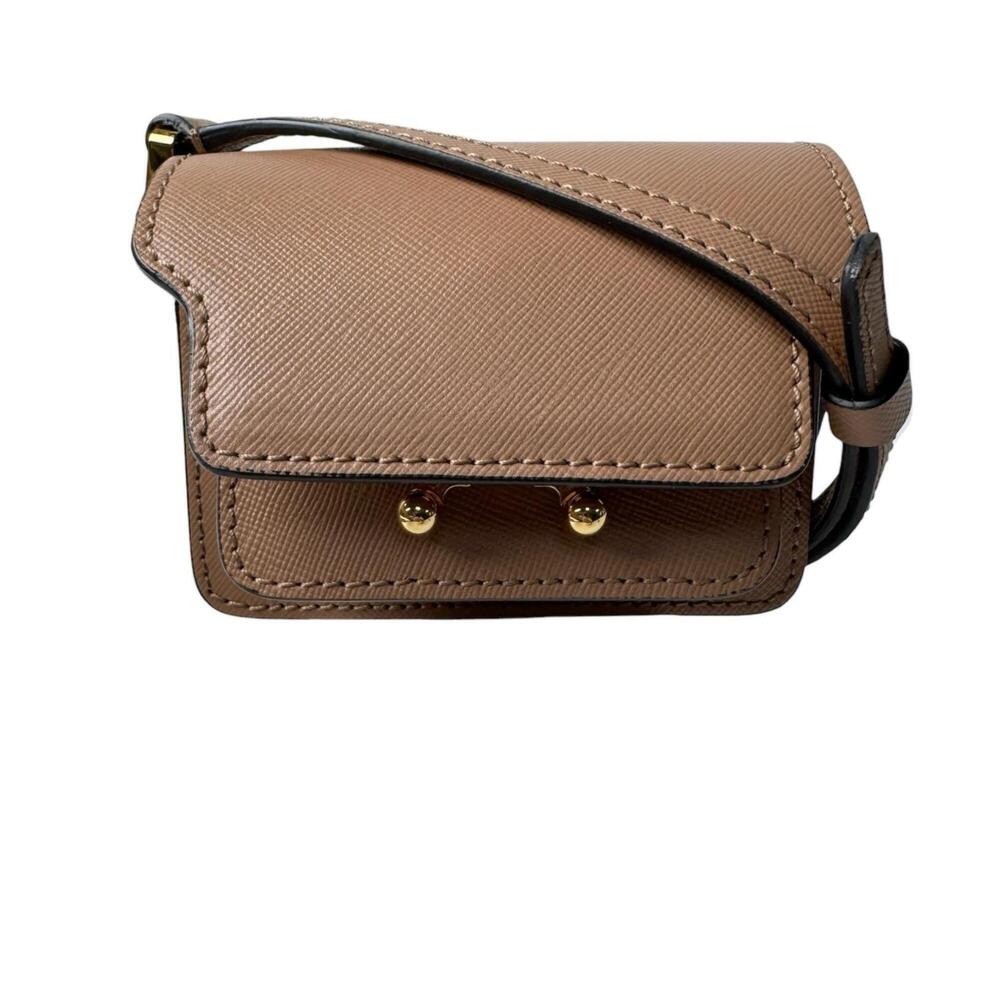 Marni Trunk Nano Shoulder Bag, Crossbody Bag for Women